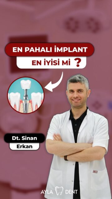 🦷 En pahalı implant, gerçekten en iyi implant mıdır?

İmplant tedavisinde fiyat her zaman kaliteyi belirler mi? 🤔
Bir implantın doğru seçiminde yalnızca markaya veya fiyata değil; implantın özelliklerine, hastanın ağız ve çene yapısına, kemik durumuna ve tedavi planlamasına birlikte bakmak gerekir.

Peki en pahalı implant ile en iyi implant aynı şey mi?
Detaylar videomuzda. 🎥

⚠️ Önemli Bilgilendirme:
Bu içerik genel bilgilendirme amacıyla hazırlanmıştır. Kişiye özel tanı ve tedavi planlaması yalnızca muayene sonrasında, ilgili alanda yetkin diş hekimi tarafından yapılabilir.

📞 0(212) 890 11 22
🌐 www.ayladentistanbul.com
📍 Yavuz Selim Mahallesi, Birlik Caddesi, No:89 Bağcılar, İstanbul

#AylaDent #İmplant #İmplantTedavisi #BağcılarDişHekimi #İstanbulDişKliniği
